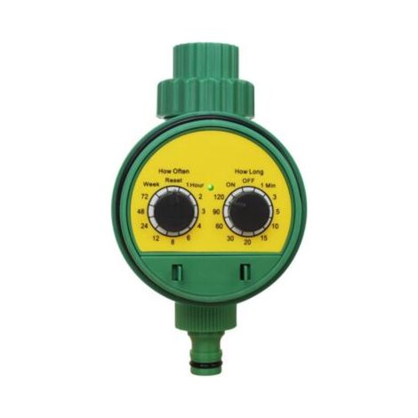Pair Minuterie d'arrosage automatique, robinet d'arrosage numérique, contrôleur d'arrosage intelligent pour système d'irrigation de jardin, ferme, pelouse, fleurs