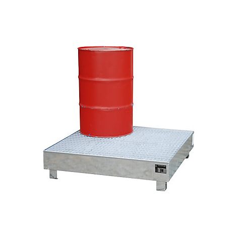 Cubeta colectora de acero  L x A 1200 x 1200 mm  capacidad de