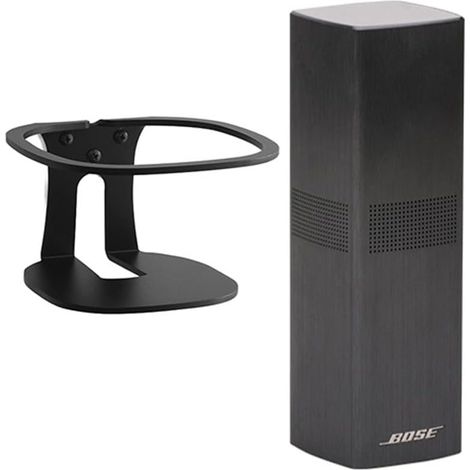 Für Bose Omnijewel Lifestyle 650 Halterung, B&O Lifestyle 650 Wandhalterung, Zubehör mit integriertem Kabelmanagement, Smart Home Lautsprecher-Zubehörregal (B&O Lifestyle 650, Schwarz, Gelb) 2 Stück (1/5)