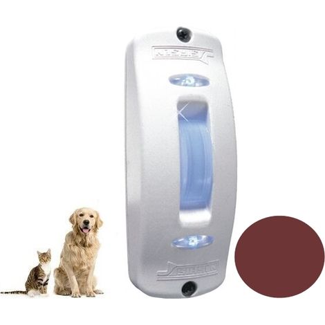 Sirsen doppia tecnologia tenda filare marrone + Lente animali - MINIGATE-M PET
