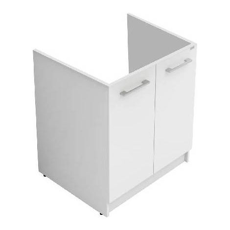 MOBILE SOTTOLAVATOIO REVINE BIANCO CON ASSE Misura: Bianco - LxPxH 61x50x81 cm