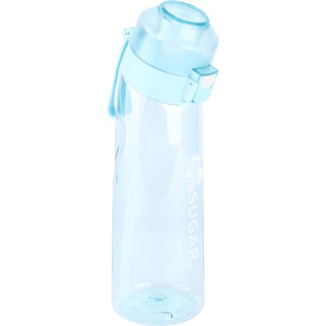Gourde de sport étanche avec paille, portable et munie d'une sangle, idéale pour le camping et le fitness. (1/5)