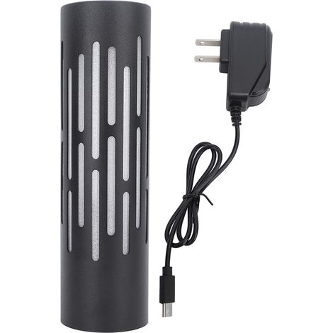 Wiederaufladbare LED-Tischleuchte für den Außenbereich, mit atmender Flamme, Nachtdekoration, 120-V-US-Stecker (1/5)