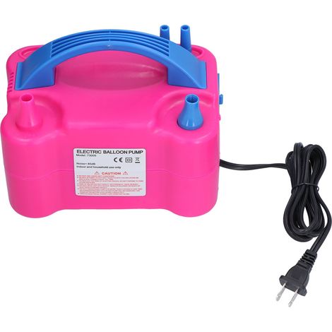 Electric Balloon Pump Poortable Dual Nozzle Balloon Blower Pump for Decoration Party Sport(US Plug(AC110V) )