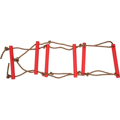 Échelle d'escalade pour enfants à six sections, corde à une extrémité, jouet d'exercice en plein air (1/5)
