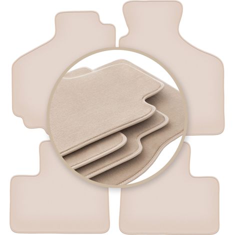 PREMIUM beige Fußmatten für: Suzuki Ignis I Schrägheck 2001-2008 (1/5)
