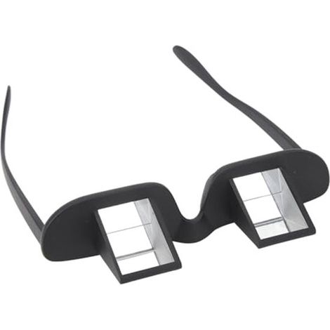 Gafas de lectura reclinables con prisma horizontal de 90 grados, espejo reclinable de alta definición para cama y sofá.