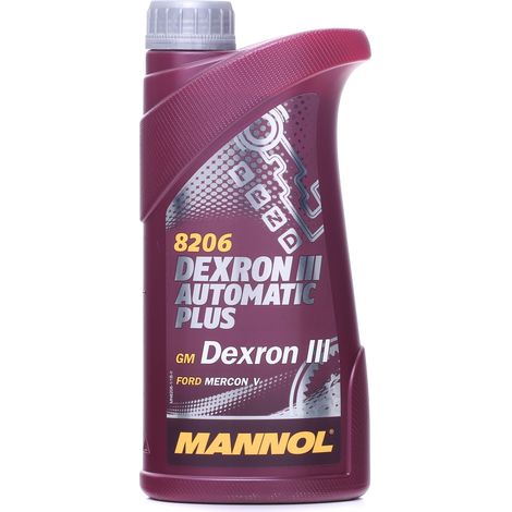 MANNOL DEXRON III AUTOMATIC PLUS - HUILE DE TRANSMISSION 1L (8206)