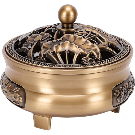 Räucherstäbchenhalter mit Deckel, Retro-Kegel-Räucherstäbchenhalter für die Innendekoration (1/5)
