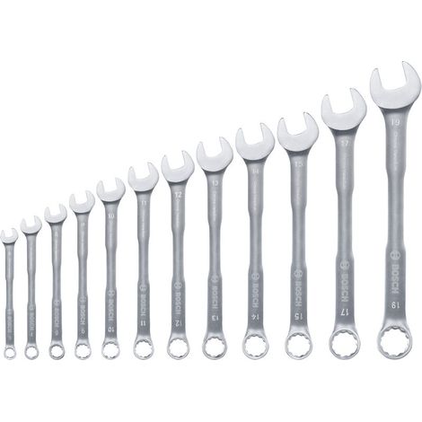 Bosch Ring-Maulschlüssel-Set, 6-19 mm, 12-tlg. (1/5)