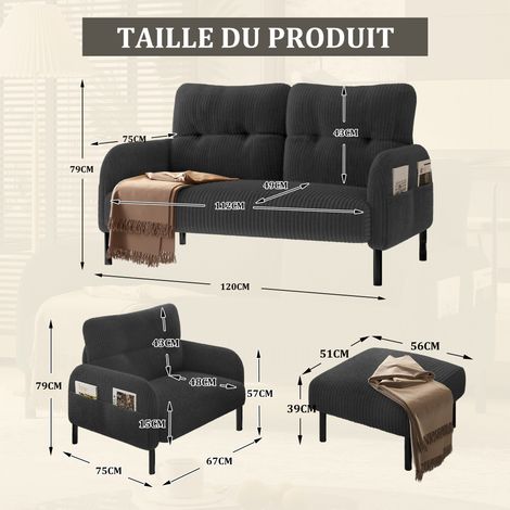 Chairs à dossier haut et avec coussinets confortables. Parfait pour les moments de détente au bureau. (1/5)
