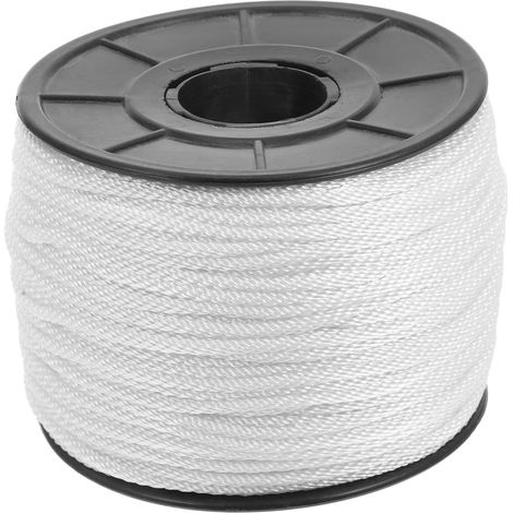 Cordon de Démarrage pour Tondeuse à Gazon, Corde 3mm, Noir Rouleau de 100m, Pp et Nylon, 1 Pièce, pour Moteur, Jardinage et Activités Extérieures (1/5)