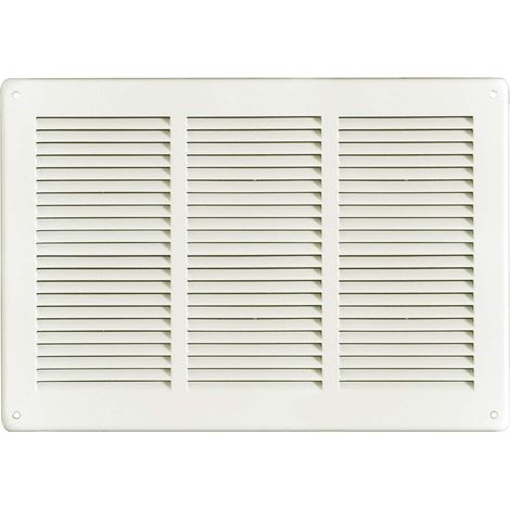 La Ventilazione GL3424B-Y Griglia, Lamiera Bianco, 340X240 mm (1/2)