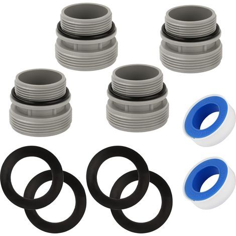 4560 Pool Hose Adapter – 40mm to 1 1/2" Quick Connect Fitting – Compatible with Hayward and Intex Pumps – Durable ABS Material (1/5)