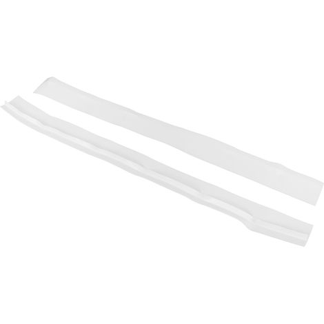 pièces de joint d'étanchéité pour espace entre le plan de travail et la cuisinière, résistant à la chaleur et à l'huile, pour four (blanc, 53 cm) (1/5)
