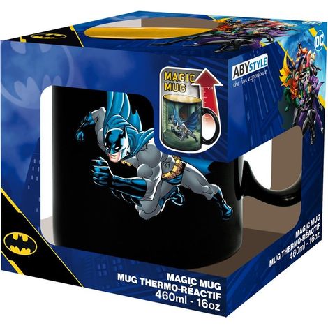 Taza termocolora dc comics batman y