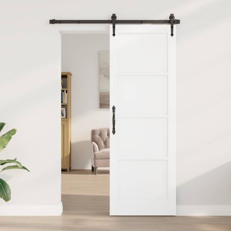 vidaXL  Interior Door  White 73.5 x 211 cm Plywood (1/5)