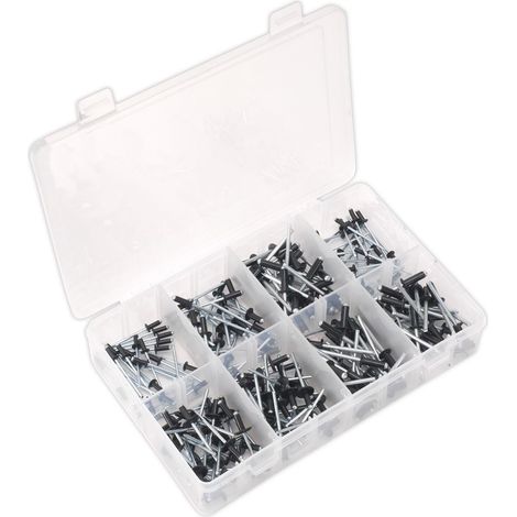 Sealey Rivet Assortment 200pc Black Anodised AB074BR (1/5)