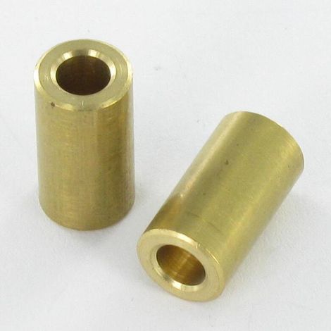 Entretoise Cylindrique 8X15 Percé 4 Laiton-10 pièces