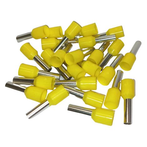 100 unidades de casquillo aislado E 6/12 mm 6mm2 amarillo E6012 Elpromet 0262 (1/2)