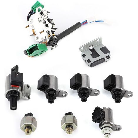 Jeffergarden JF011E, Solénoïde JF011E, Transmission Automatique et Accessoires, Kit de Solénoïde de Corps de Soupape CVT 9 Pièces JF011E RE0F10A Remplacement adapté pour Altima (1/5)