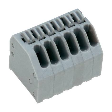 Bornier à ressort PTR Hartmann AK4191/12KDVP-2.5 54191120051D 0.75 mm² Nombre de pôles 12 gris galet (1/2)