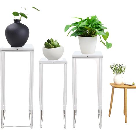 Soporte para plantas, diseño geométrico, uso versátil, M (1/5)