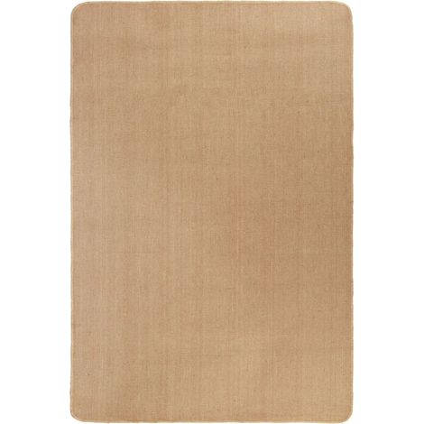 Tapis en jute avec support en latex 70 x 130 cm Naturel DEC023892
