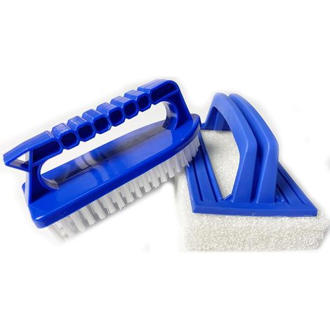 Lot de 2 Pièces Brosse de Piscine en Plastique Nettoyant Liner Piscine Brosses éponge pour Piscine Pool Brushes Brosse Piscine Brosse de Nettoyage de Piscine pour Nettoyer Piscine Spa Baignoires Murs