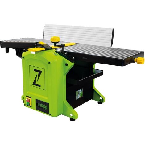 Zipper – Dégauchisseuse-raboteuse 1800W – Tension 230V – Profondeur de passe maxi 2mm – Table 1075x310mm – Moteur universel avec transmission par courroies (1/7)