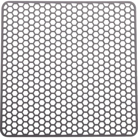 Alfombrilla para fregadero, diseño antideslizante, uso multifuncional, gris oscuro, M (1/2)