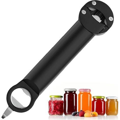 Multifunktionaler, einziehbarer Glasöffner, Flaschenöffner (1/5)