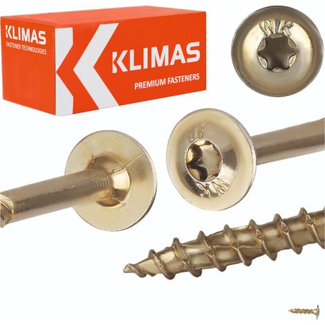 Vis à bois 8x40 - Torx - 50 pièces - Résistantes et durables - Idéales pour vos projets de menuiserie (1/5)