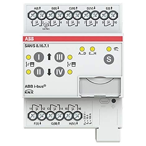 ABB ACTIONNEUR KNX 8/4OUT 16 A MULTIFONCTION 2CDG110250R0011