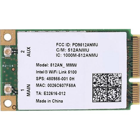 WiFi Link 5100 AGN 300M WLAN-Karte 2,4G + 5G Dualband-Webkarte für CQ40 CQ45