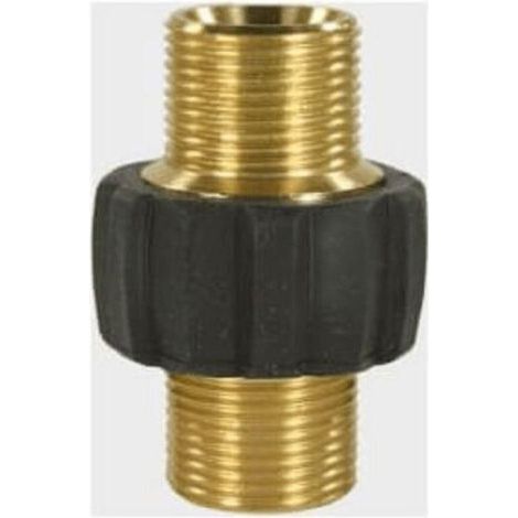 Coupleur Flexible M22 Mâle-Mâle en Caoutchouc pour Raccordement Souple de Tubes et Tuyaux Industriels (1/5)