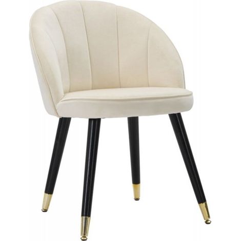 SEDIA LOTY CREMA CM 57X58X80