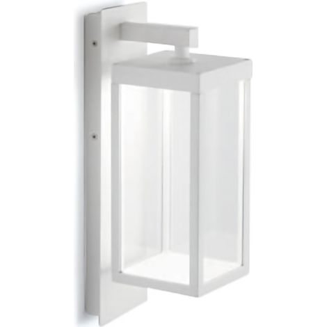 Applique LED GES770C per esterni 13W 3000K 700lm in alluminio bianco IP54 fascio 120 gradi - Gealuce (1/2)
