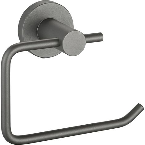 Porte-Rouleau de Toilette Mural en Acier Inoxydable 304,Support Papier Toilette pour Salle de Bain,Cuisine ou WC - Gris (1/5)