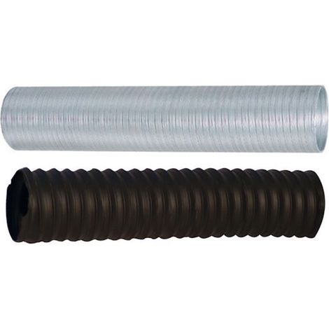 JONCOUX Flexible de ventilation - Apollo Flex - Ø60 mm - longueur 1,5 m - embouts noirs