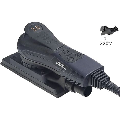 Ponceuse orbitale, puissance de 350W, vitesse à vide de 11000 tr/min, 220V 3.0mm (1/2)