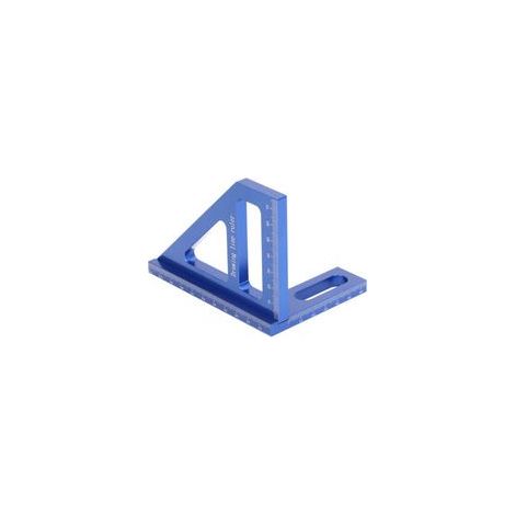 Règle de mesure d'angle 45°-90°, précise et efficace, en alliage d'aluminium, pour le traçage et le travail du bois