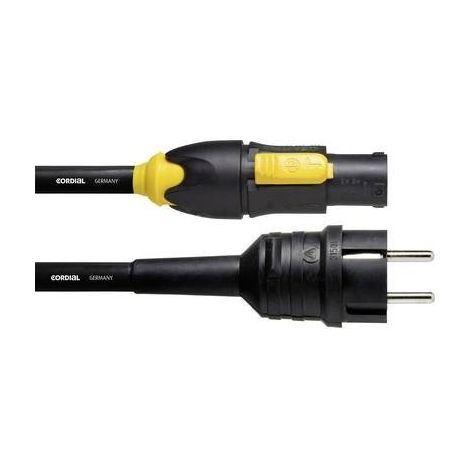 Cordial CFCA 10 S-TRUE 1 Alimentazione Cavo [1x Spina schuko - 1x Spina PowerCon] 10.00 m Nero (1/2)