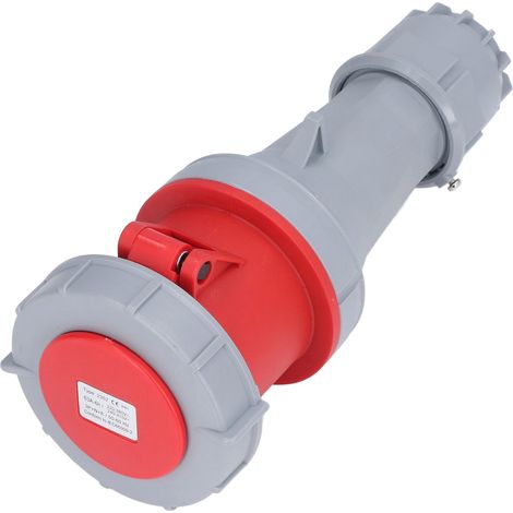 Connecteur d'alimentation industriel 5 broches 3P + N + E, prise d'aviation étanche IP67 AC 220380V/240415V 63A (1/5)