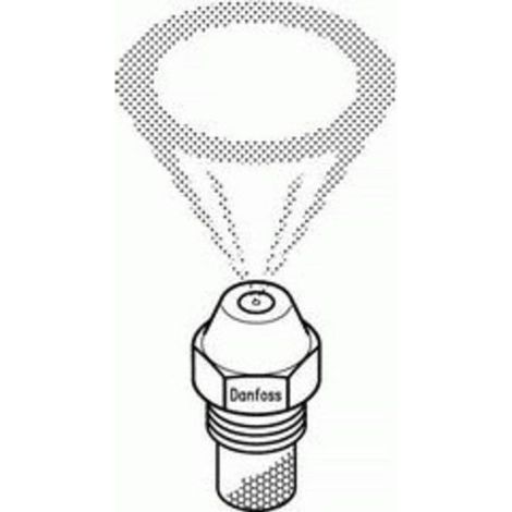 Danfoss Ugello olio OD-H, cono cavo 0,75 USgal/h, 80 gradi, 030H8916