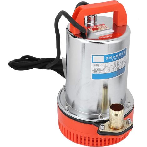 12V DC 280W Tauchpumpe für Tiefbrunnen, 25M Förderhöhe (1/5)
