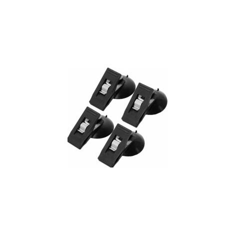 Ventouse - Diamètre 3 cm - Pour Voiture Bureau Cuisine Salle De Bain - Fixation Sur Surface Lisse - Lot De 4 (1/5)
