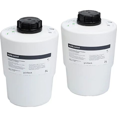 Grünbeck Solución mineral exaliQ control 2 x 3 litros botella, 114031