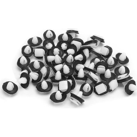 Clips de fixation pour moulures latérales extérieures Fiat Ducato, baguettes de protection et garnitures de bas de porte (paquet de 50) (1/4)
