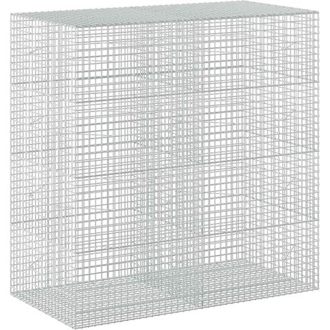 Gabione mit 3,5 mm Draht und 5x5 cm Maschen 200x100x200 cm vidaXL (1/5)